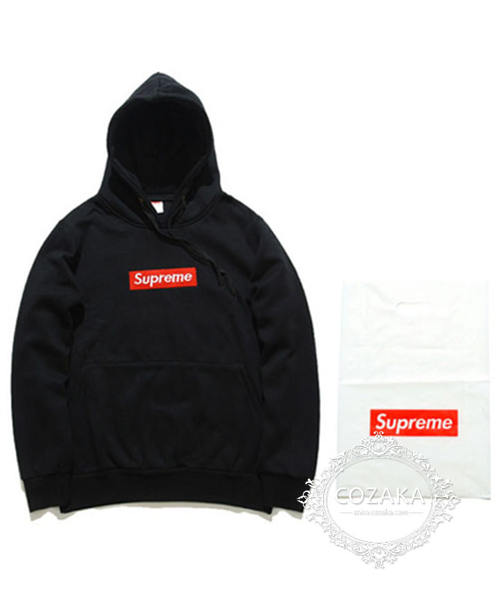 supreme パーカー おしゃれ