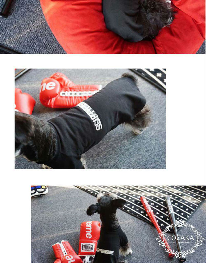 supreme 犬 tシャツ