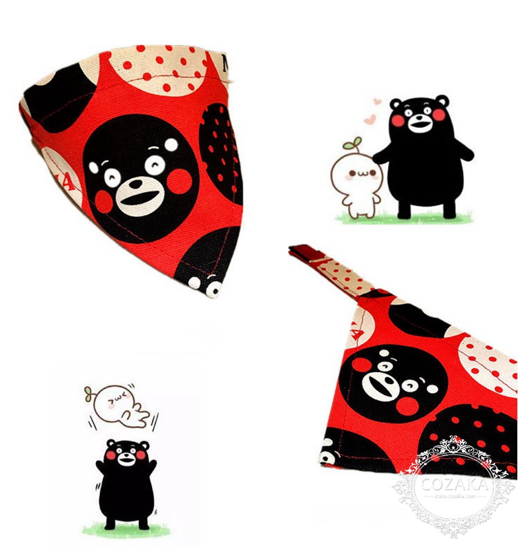 KUMAMON 犬用アクセサリー スカーフ