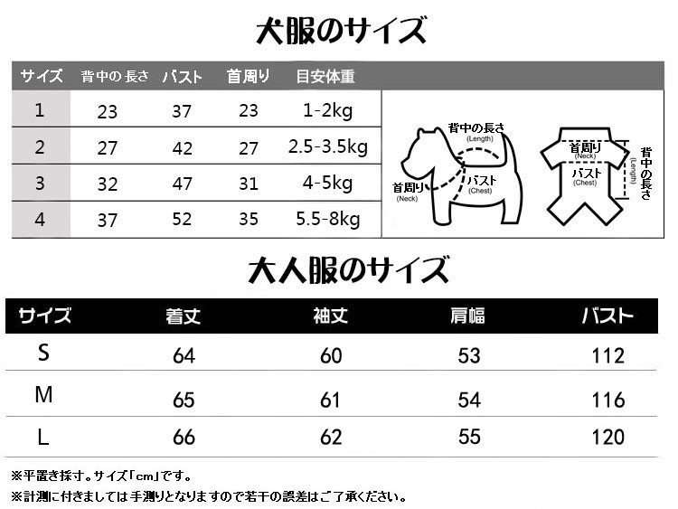 ブランド 犬 飼い主 ペアルック