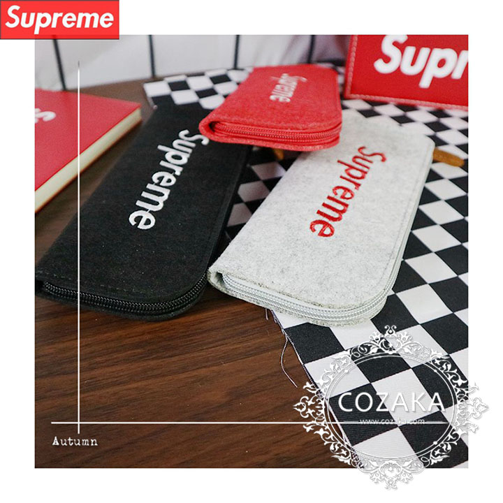 supreme ペンケース かわいい