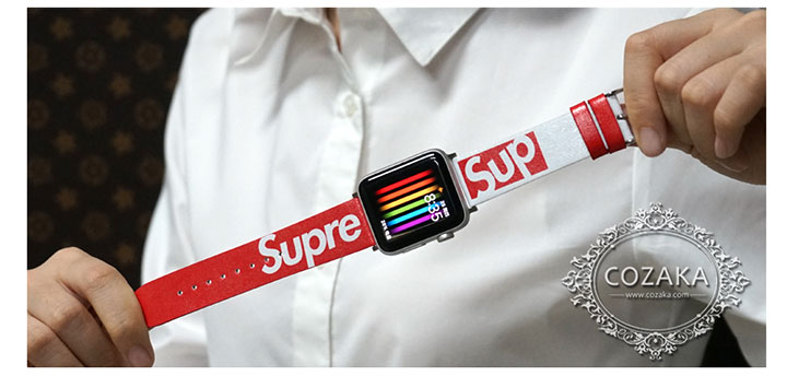 アップルウォッチ 着せ替えバンド supreme