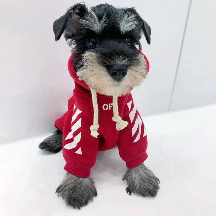 お飼い主と一緒 犬冬服 offwhite