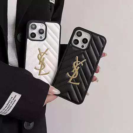 シンプル風 iphone 16 携帯ケース イヴサンローラン ysl