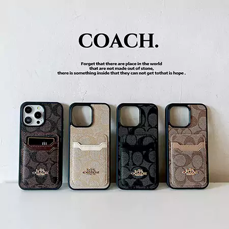 海外販売 iphone 15 pro ケース coach コーチ