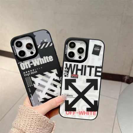 off white アイフォーン 15 plusスマホケース