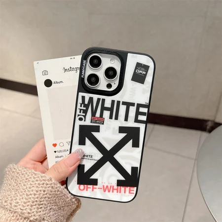 off white アイフォーン 15 plusスマホケース