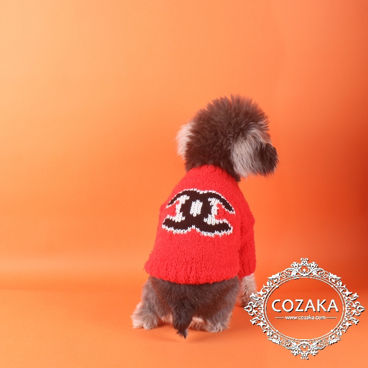 chanel 犬 セーター