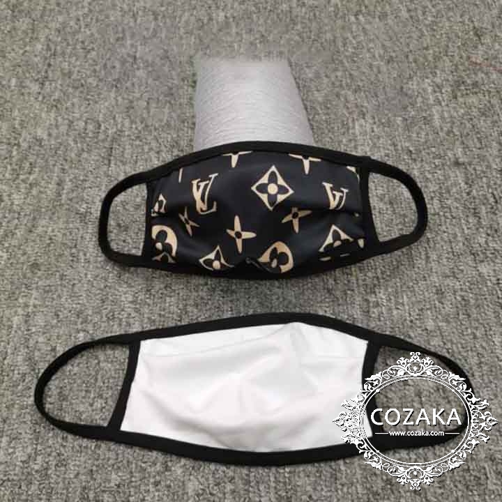 LV モノグラム柄 布マスク