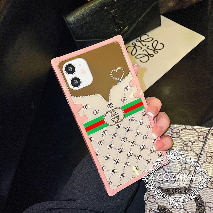 gucci アイフォン 12mini/12pro 保護ケース ロゴ付き