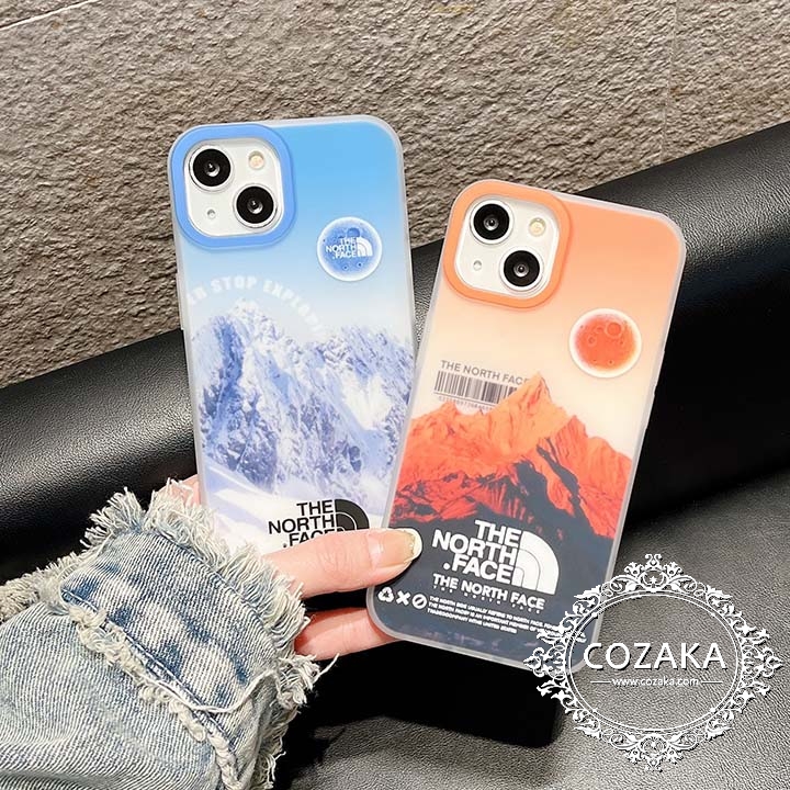 the north face iphone14 max半透明カバー