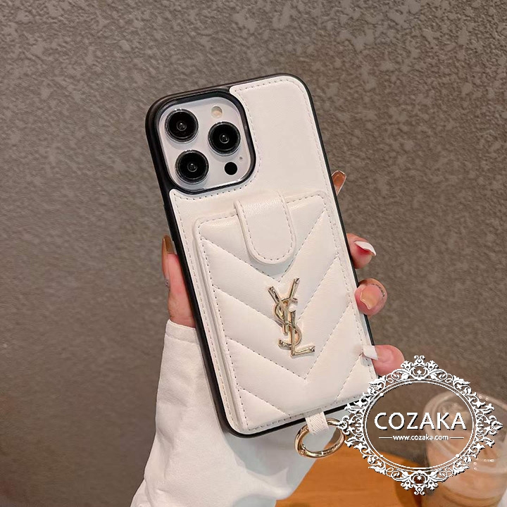 YSL IPHONE15 pro携帯カバーショルダー