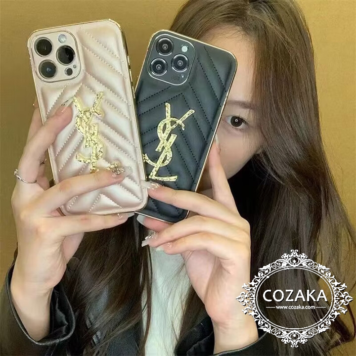 ysl iphone15plusケース皮製