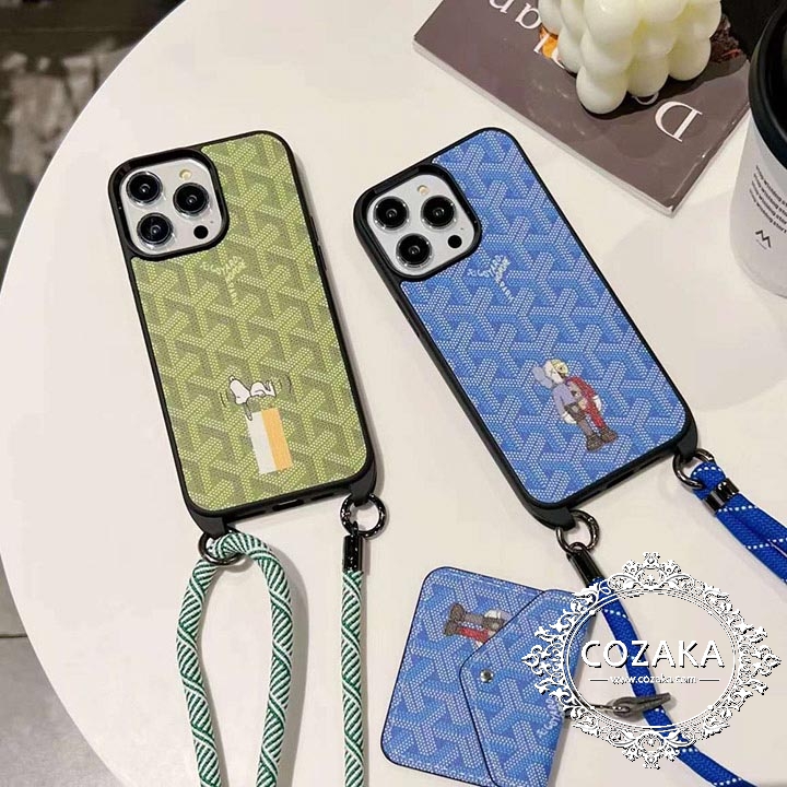 goyard iphone15携帯ケース 皮製