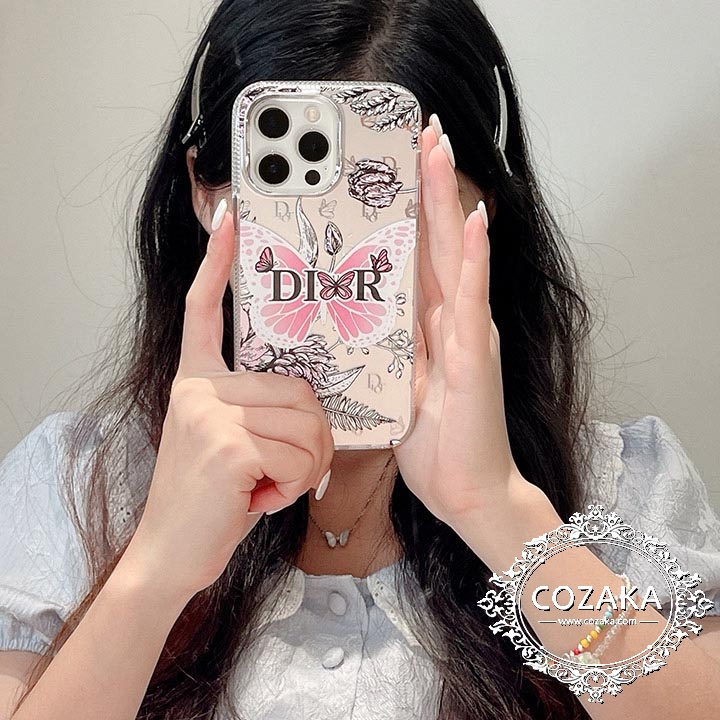 花柄 dior iphone 15 proスマホカバー