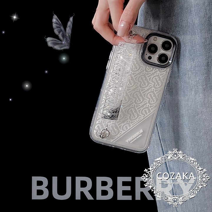 iphone 14 ケースburberry風 流砂殻