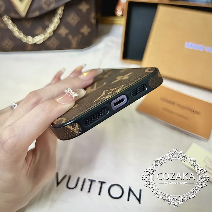 LV iphone15 proケースラインストーン付き