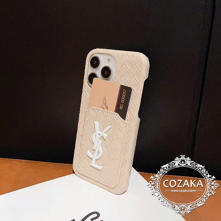 ysl iphone15スマホケースカード収納