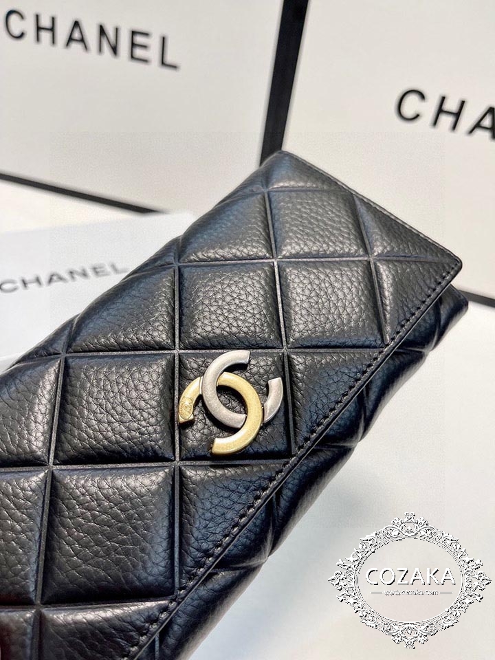 chanel 大容量 長財布