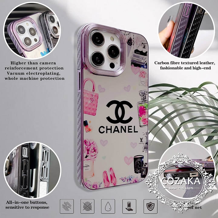 chanel iphone15 proケース擦り傷防止