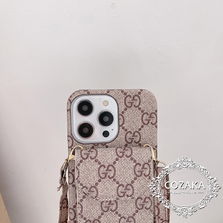 gucci iphone15ケース斜めがけ