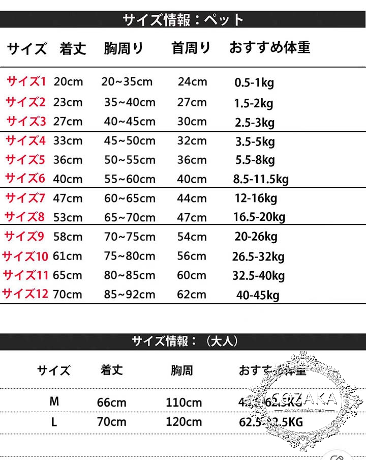 ペット用服 大型犬