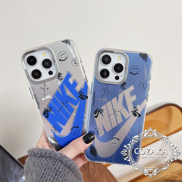 iphone 15 ナイキ nike カバー 半透明