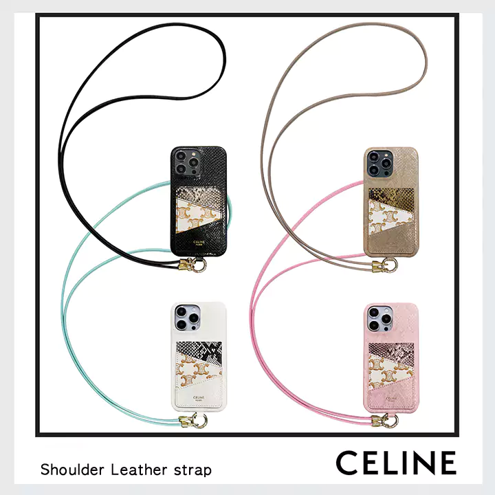 カード収納 セリーヌ celine アイフォン 16 携帯ケース