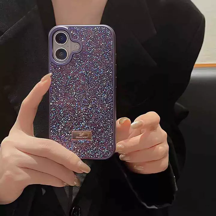 レデイース iphone 16 pro カバー スワロフスキー swarovski