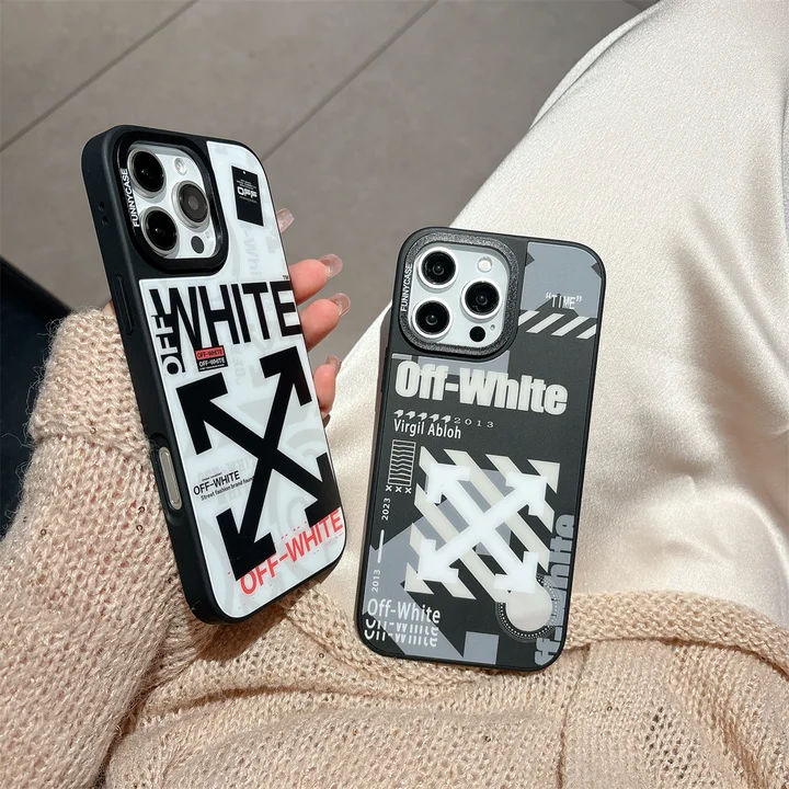 off white オフホワイト iphone 15plusカバー